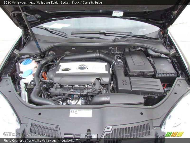Black / Cornsilk Beige 2010 Volkswagen Jetta Wolfsburg Edition Sedan