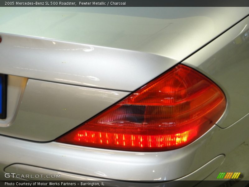 Pewter Metallic / Charcoal 2005 Mercedes-Benz SL 500 Roadster