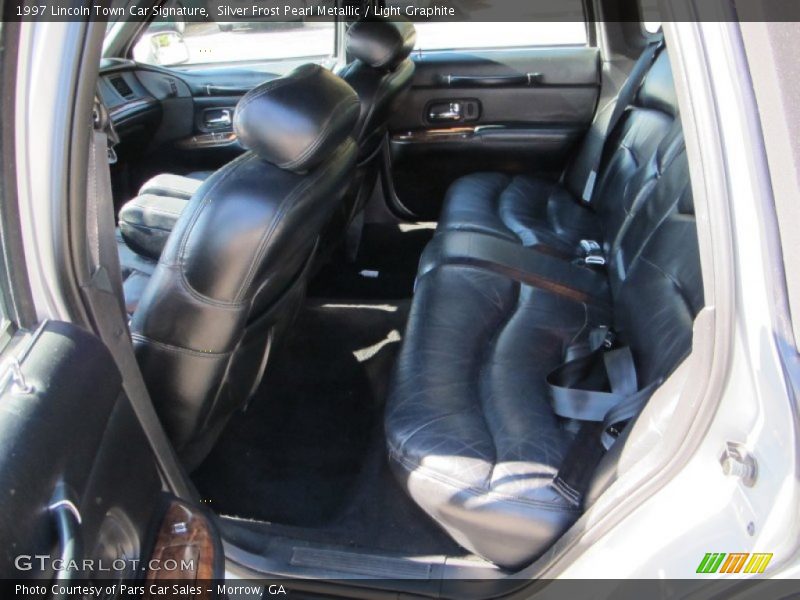 Silver Frost Pearl Metallic / Light Graphite 1997 Lincoln Town Car Signature