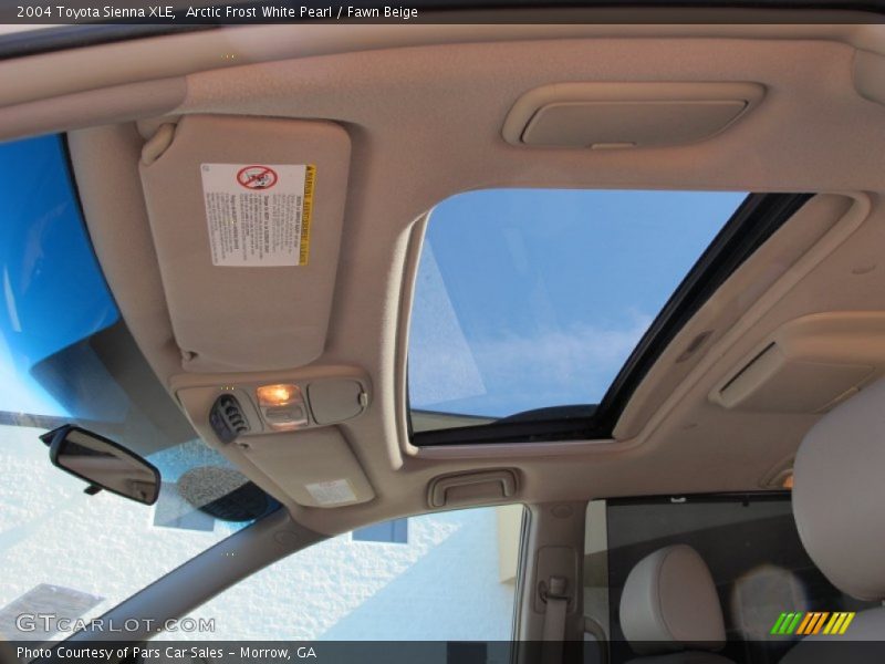 Arctic Frost White Pearl / Fawn Beige 2004 Toyota Sienna XLE