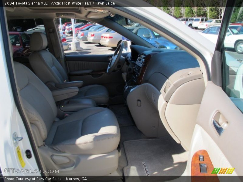Arctic Frost White Pearl / Fawn Beige 2004 Toyota Sienna XLE