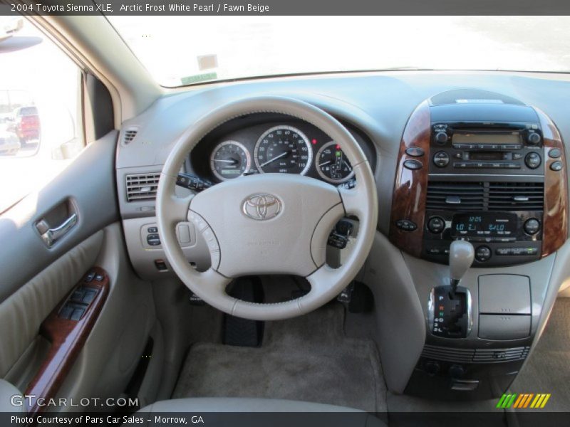 Arctic Frost White Pearl / Fawn Beige 2004 Toyota Sienna XLE