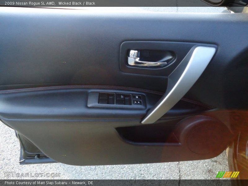 Wicked Black / Black 2009 Nissan Rogue SL AWD