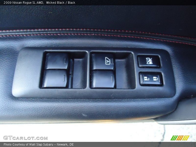 Wicked Black / Black 2009 Nissan Rogue SL AWD