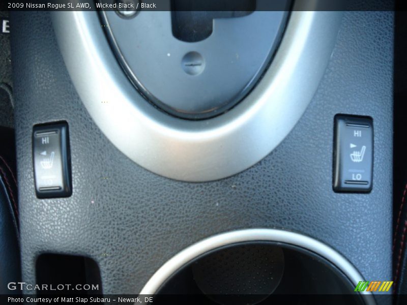 Wicked Black / Black 2009 Nissan Rogue SL AWD