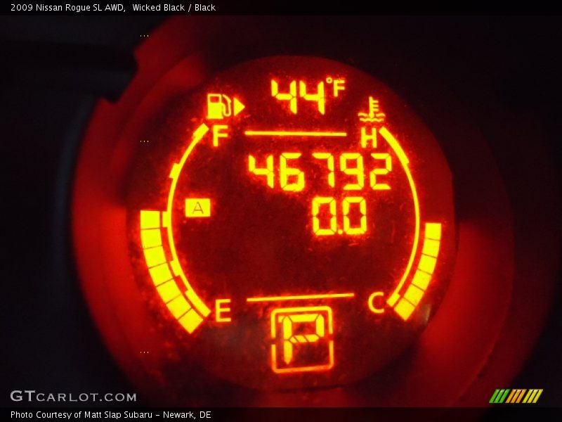 Wicked Black / Black 2009 Nissan Rogue SL AWD
