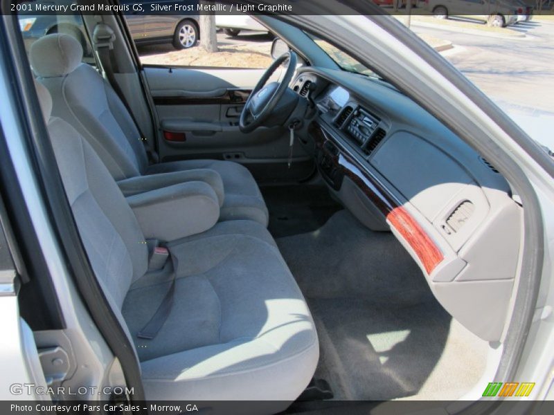 Silver Frost Metallic / Light Graphite 2001 Mercury Grand Marquis GS