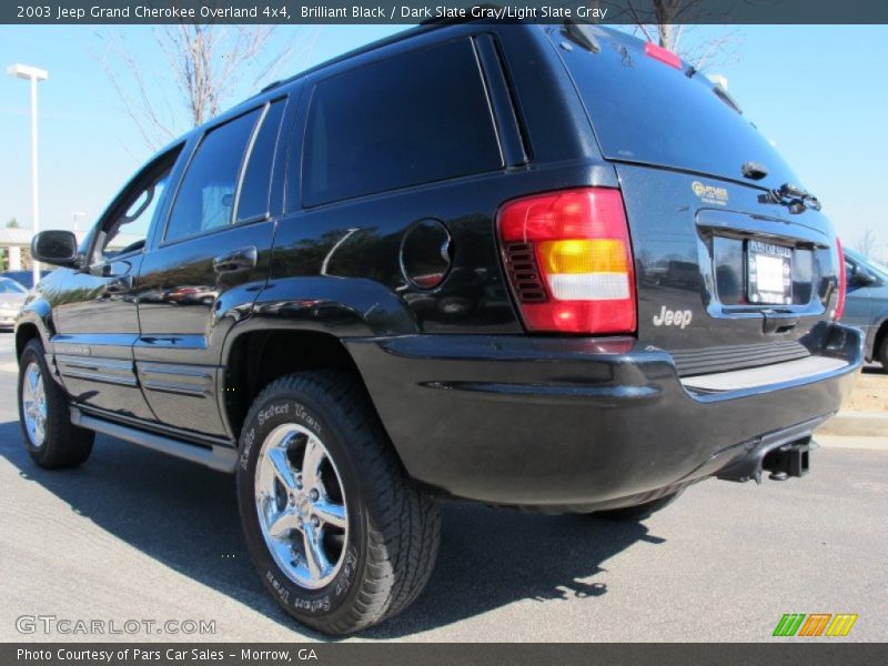 Brilliant Black / Dark Slate Gray/Light Slate Gray 2003 Jeep Grand Cherokee Overland 4x4
