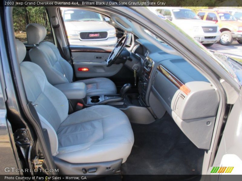 Brilliant Black / Dark Slate Gray/Light Slate Gray 2003 Jeep Grand Cherokee Overland 4x4