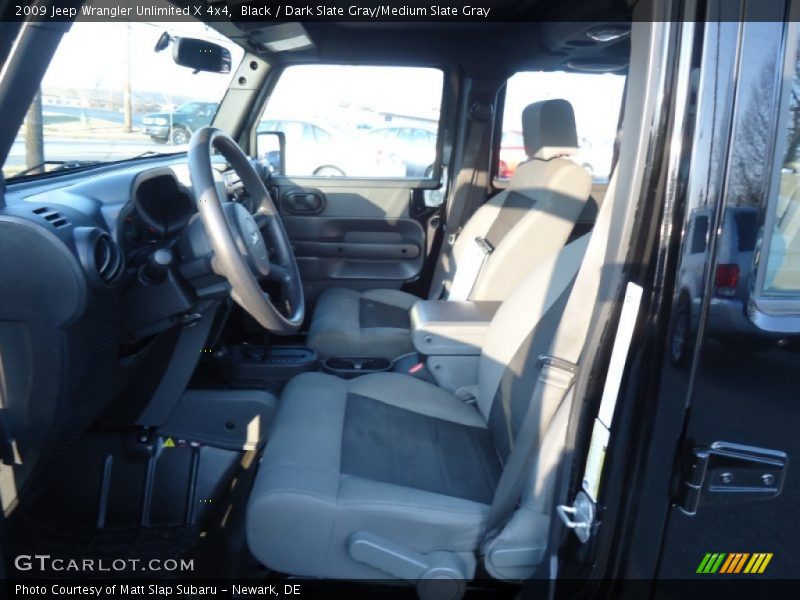 Black / Dark Slate Gray/Medium Slate Gray 2009 Jeep Wrangler Unlimited X 4x4