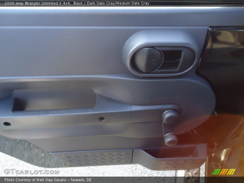 Black / Dark Slate Gray/Medium Slate Gray 2009 Jeep Wrangler Unlimited X 4x4