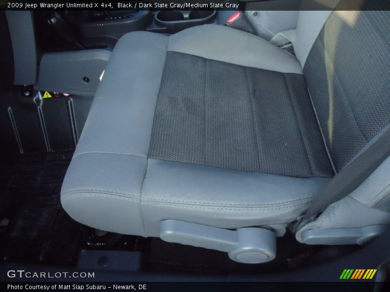 Black / Dark Slate Gray/Medium Slate Gray 2009 Jeep Wrangler Unlimited X 4x4