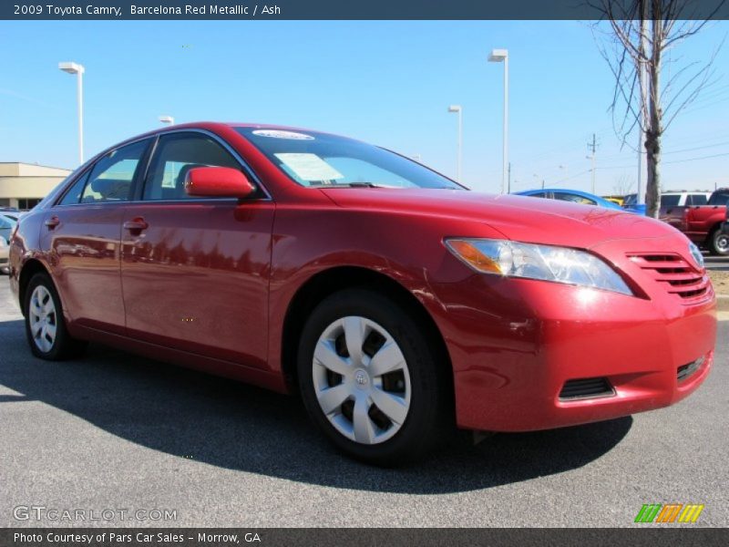 Barcelona Red Metallic / Ash 2009 Toyota Camry