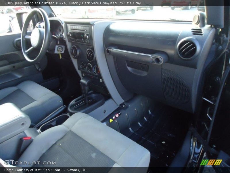 Black / Dark Slate Gray/Medium Slate Gray 2009 Jeep Wrangler Unlimited X 4x4
