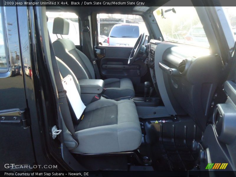 Black / Dark Slate Gray/Medium Slate Gray 2009 Jeep Wrangler Unlimited X 4x4