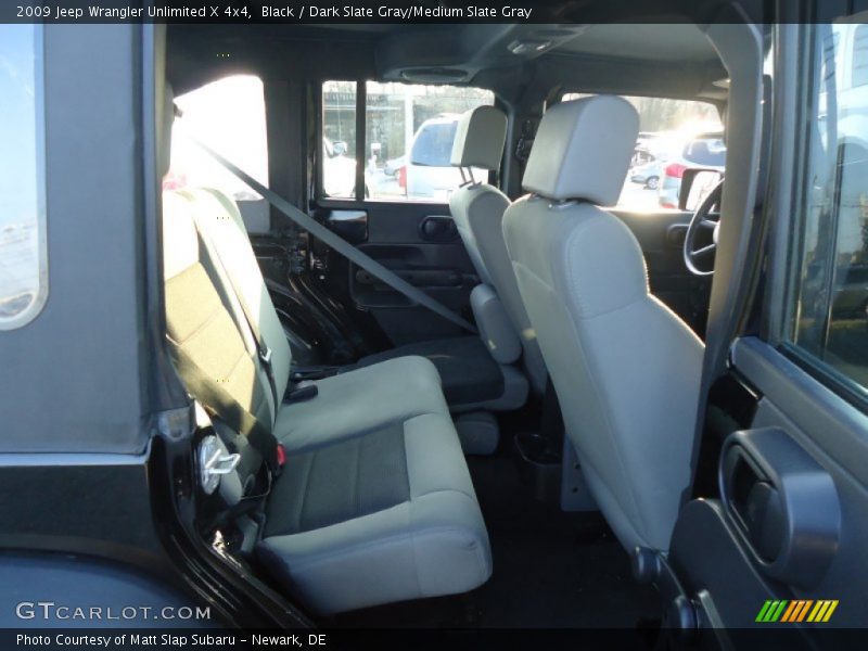 Black / Dark Slate Gray/Medium Slate Gray 2009 Jeep Wrangler Unlimited X 4x4