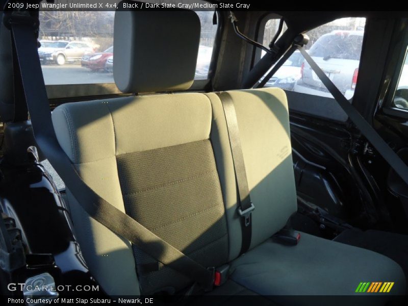 Black / Dark Slate Gray/Medium Slate Gray 2009 Jeep Wrangler Unlimited X 4x4