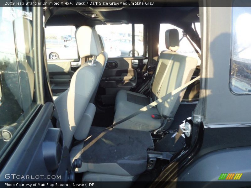 Black / Dark Slate Gray/Medium Slate Gray 2009 Jeep Wrangler Unlimited X 4x4
