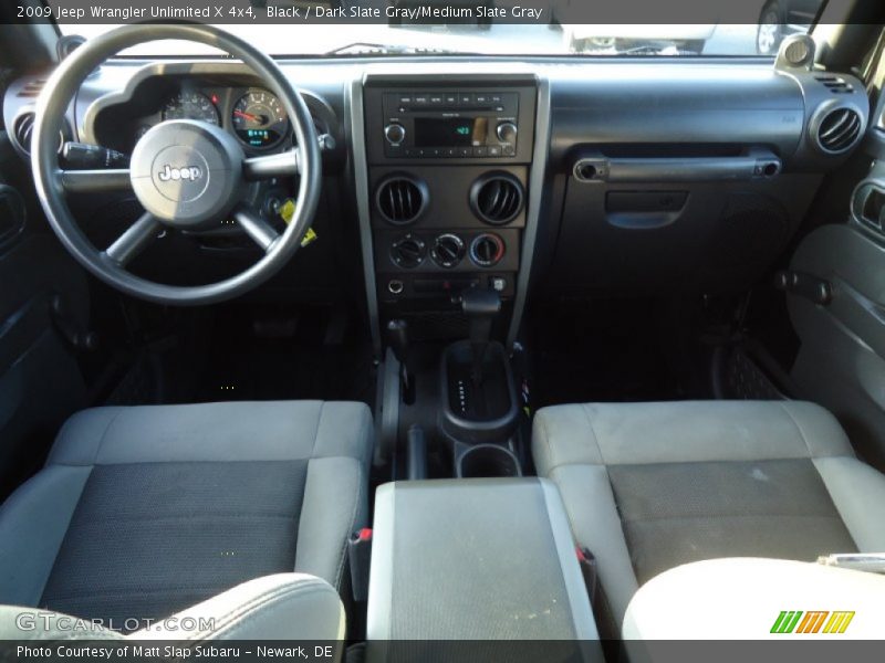 Black / Dark Slate Gray/Medium Slate Gray 2009 Jeep Wrangler Unlimited X 4x4