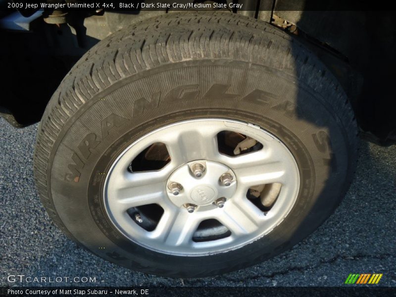 Black / Dark Slate Gray/Medium Slate Gray 2009 Jeep Wrangler Unlimited X 4x4