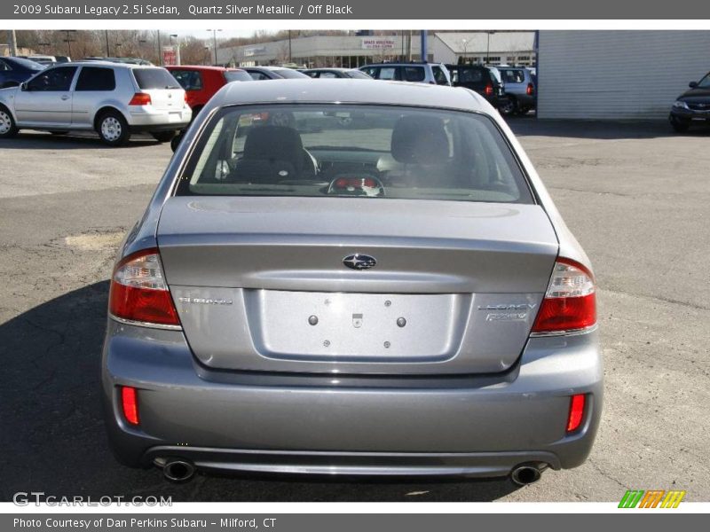 Quartz Silver Metallic / Off Black 2009 Subaru Legacy 2.5i Sedan