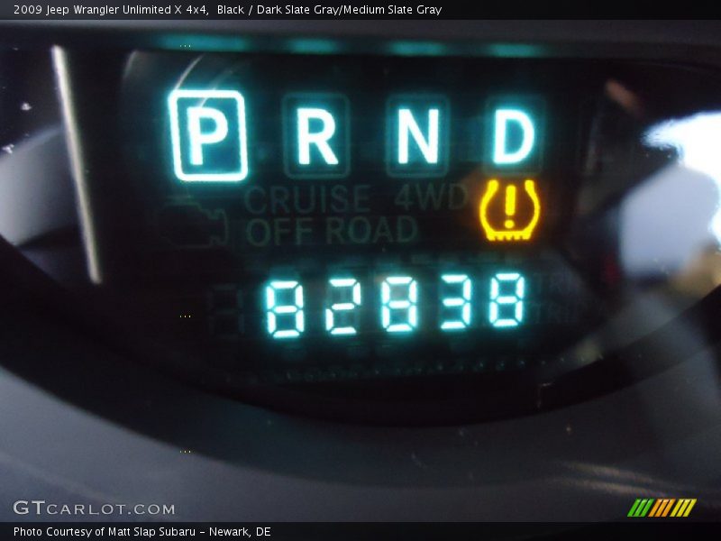 Black / Dark Slate Gray/Medium Slate Gray 2009 Jeep Wrangler Unlimited X 4x4