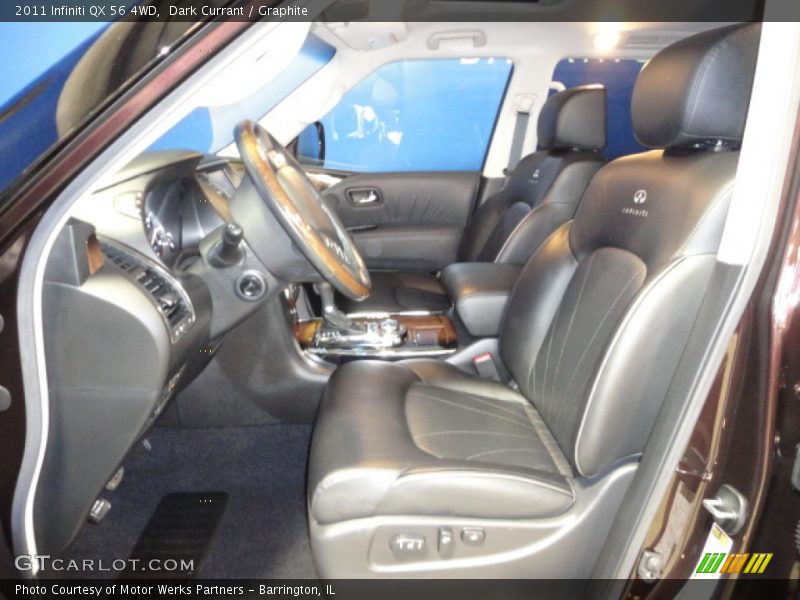 Dark Currant / Graphite 2011 Infiniti QX 56 4WD