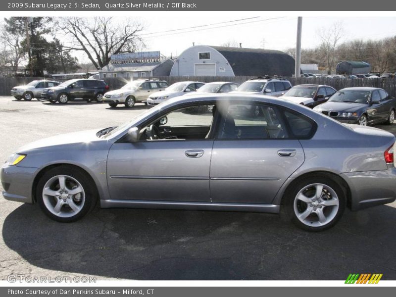 Quartz Silver Metallic / Off Black 2009 Subaru Legacy 2.5i Sedan