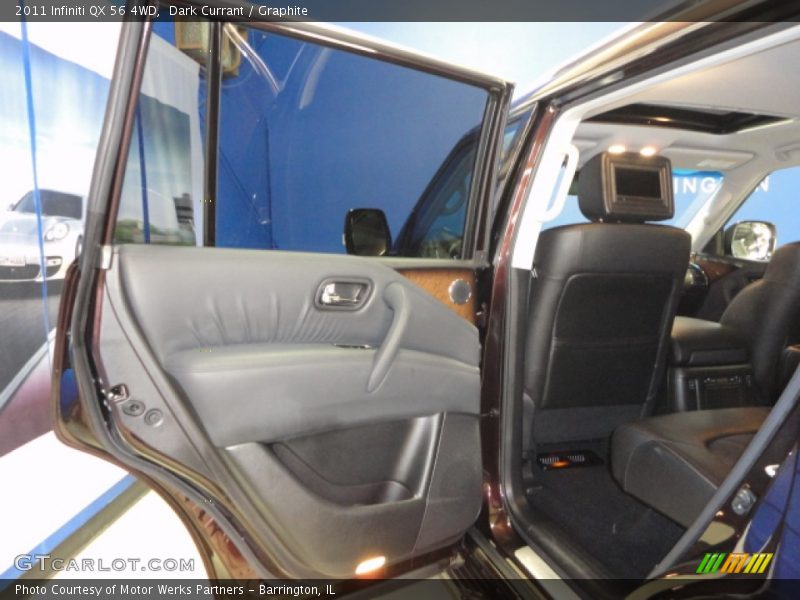 Dark Currant / Graphite 2011 Infiniti QX 56 4WD