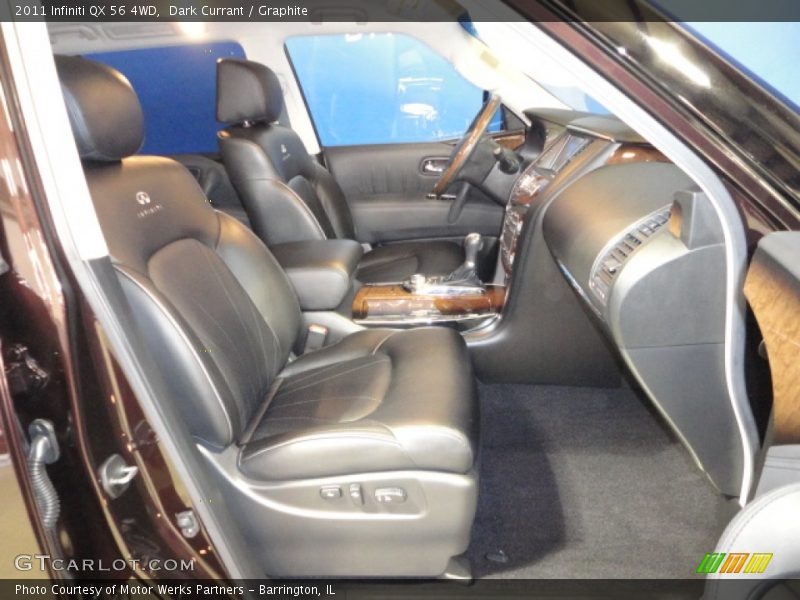 Dark Currant / Graphite 2011 Infiniti QX 56 4WD