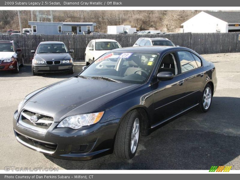 Diamond Gray Metallic / Off Black 2009 Subaru Legacy 2.5i Sedan