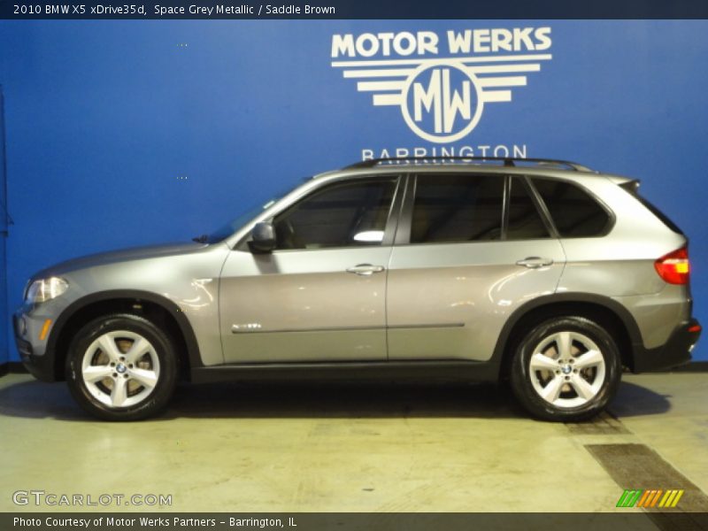 Space Grey Metallic / Saddle Brown 2010 BMW X5 xDrive35d