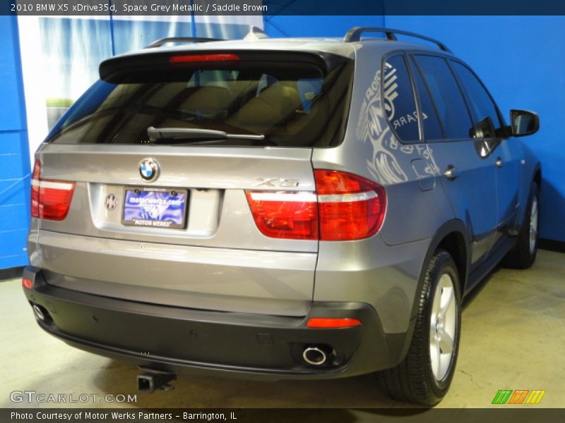 Space Grey Metallic / Saddle Brown 2010 BMW X5 xDrive35d