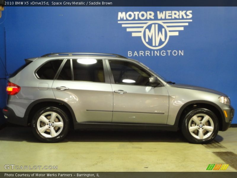 Space Grey Metallic / Saddle Brown 2010 BMW X5 xDrive35d