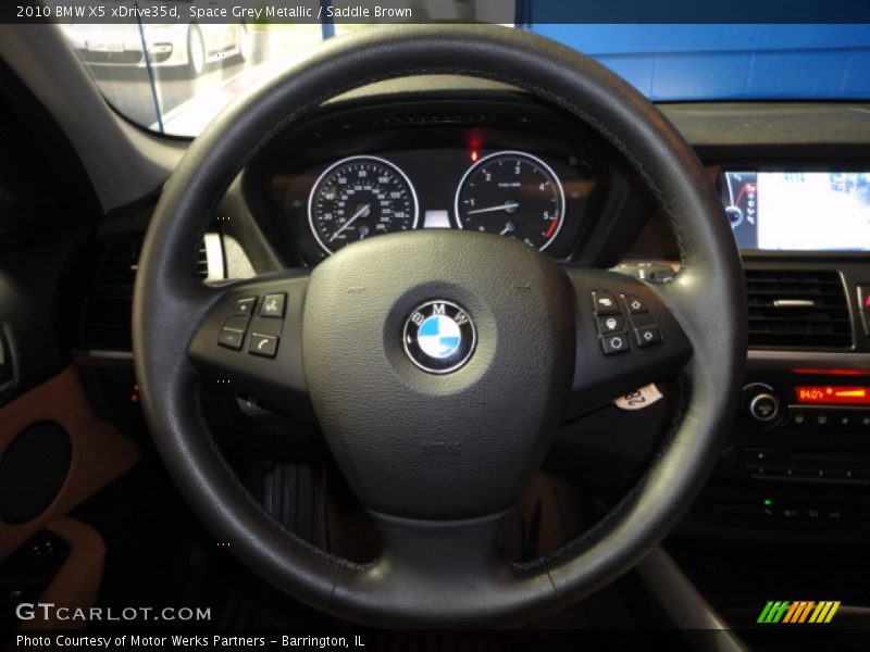 Space Grey Metallic / Saddle Brown 2010 BMW X5 xDrive35d