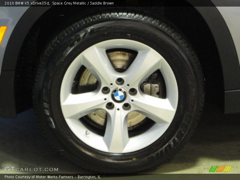Space Grey Metallic / Saddle Brown 2010 BMW X5 xDrive35d