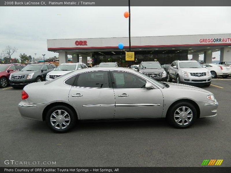 Platinum Metallic / Titanium 2008 Buick LaCrosse CX