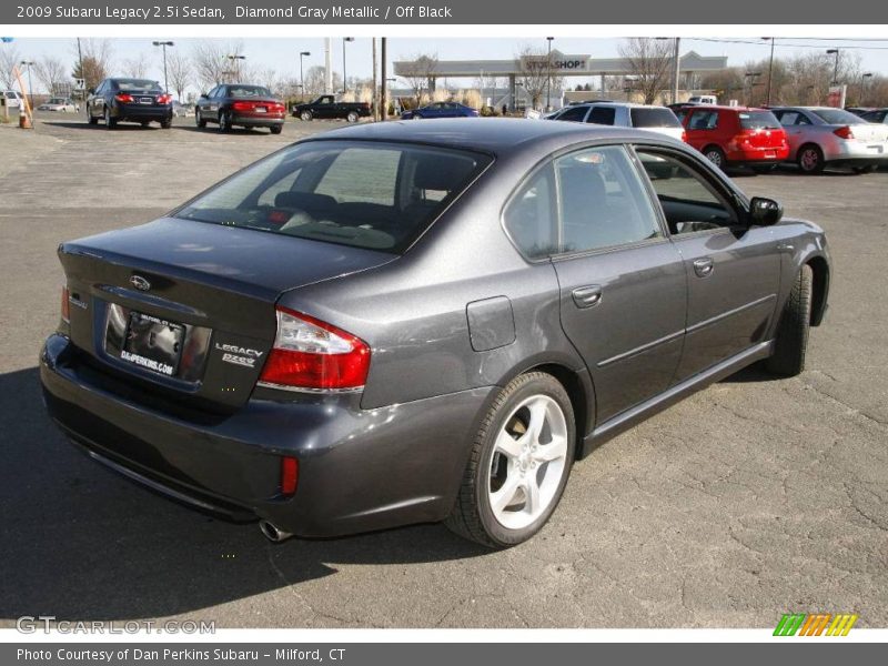 Diamond Gray Metallic / Off Black 2009 Subaru Legacy 2.5i Sedan