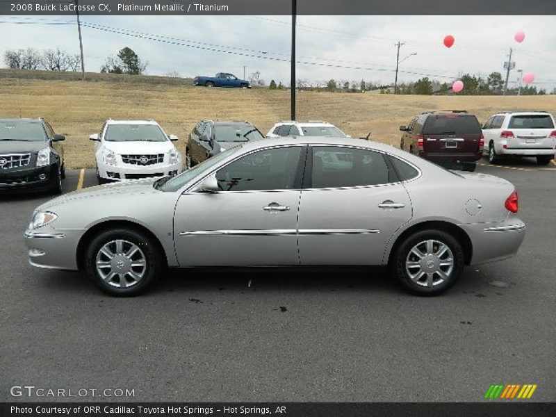Platinum Metallic / Titanium 2008 Buick LaCrosse CX
