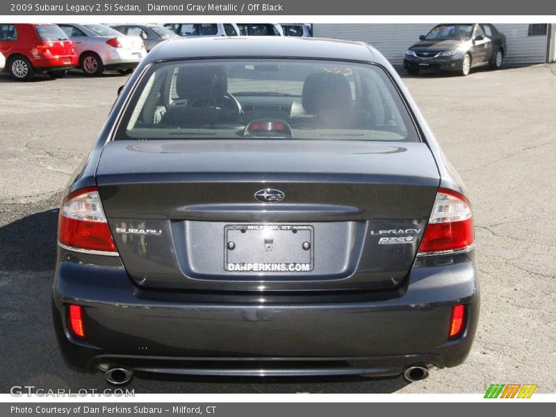 Diamond Gray Metallic / Off Black 2009 Subaru Legacy 2.5i Sedan