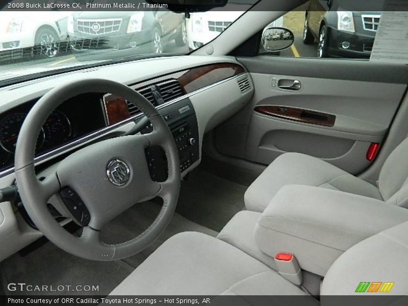 Platinum Metallic / Titanium 2008 Buick LaCrosse CX