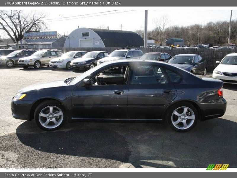 Diamond Gray Metallic / Off Black 2009 Subaru Legacy 2.5i Sedan