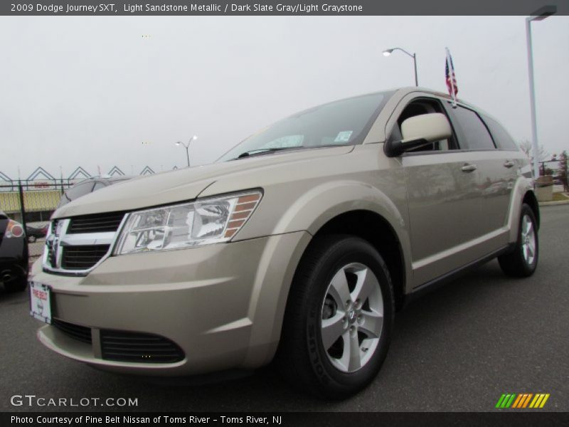 Light Sandstone Metallic / Dark Slate Gray/Light Graystone 2009 Dodge Journey SXT