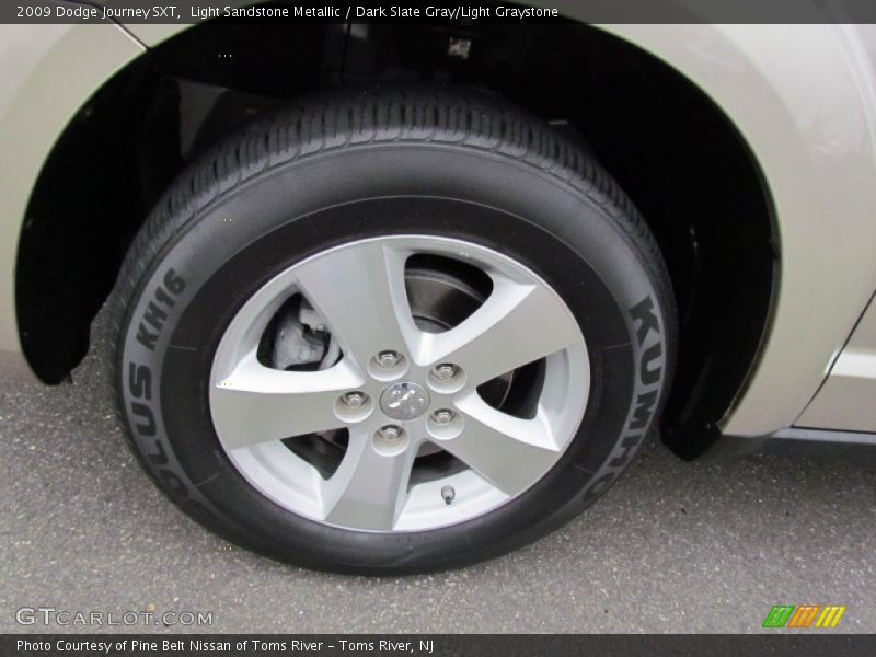 Light Sandstone Metallic / Dark Slate Gray/Light Graystone 2009 Dodge Journey SXT