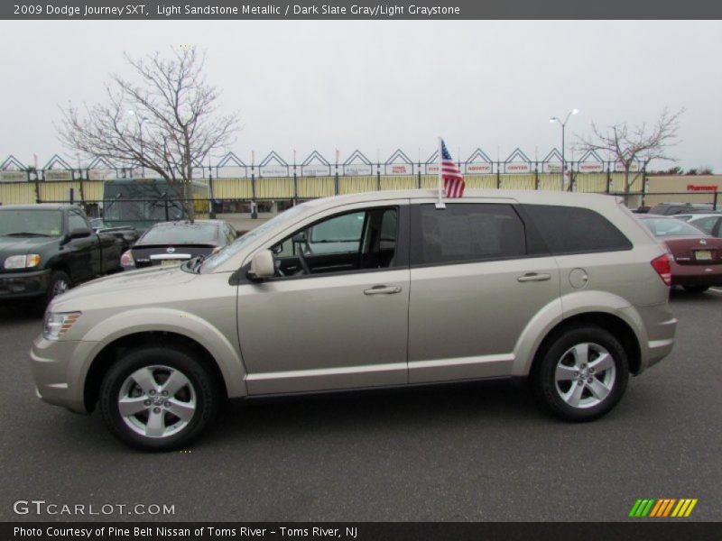 Light Sandstone Metallic / Dark Slate Gray/Light Graystone 2009 Dodge Journey SXT