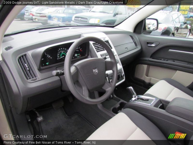 Light Sandstone Metallic / Dark Slate Gray/Light Graystone 2009 Dodge Journey SXT