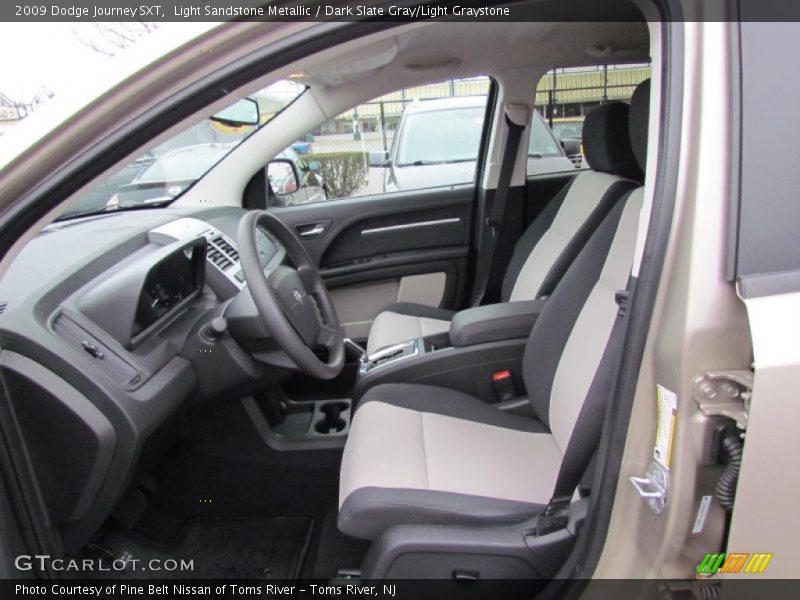 Light Sandstone Metallic / Dark Slate Gray/Light Graystone 2009 Dodge Journey SXT