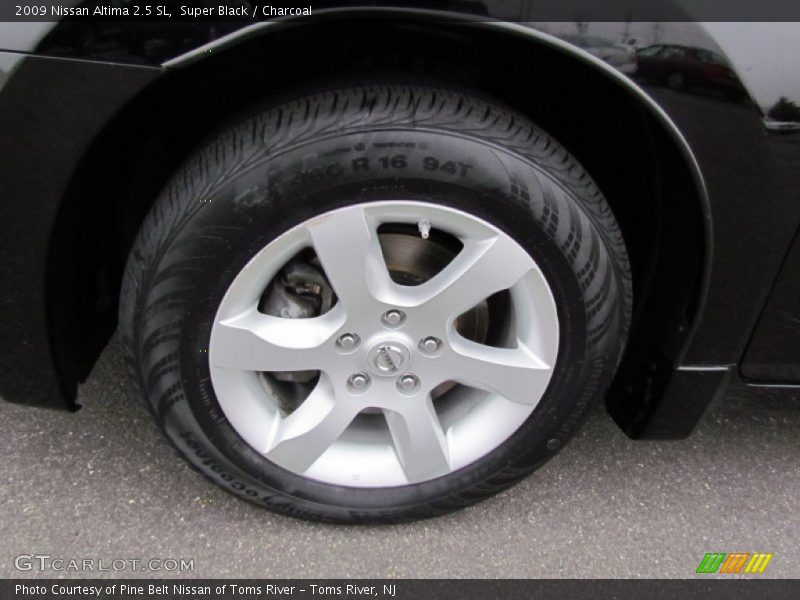 Super Black / Charcoal 2009 Nissan Altima 2.5 SL