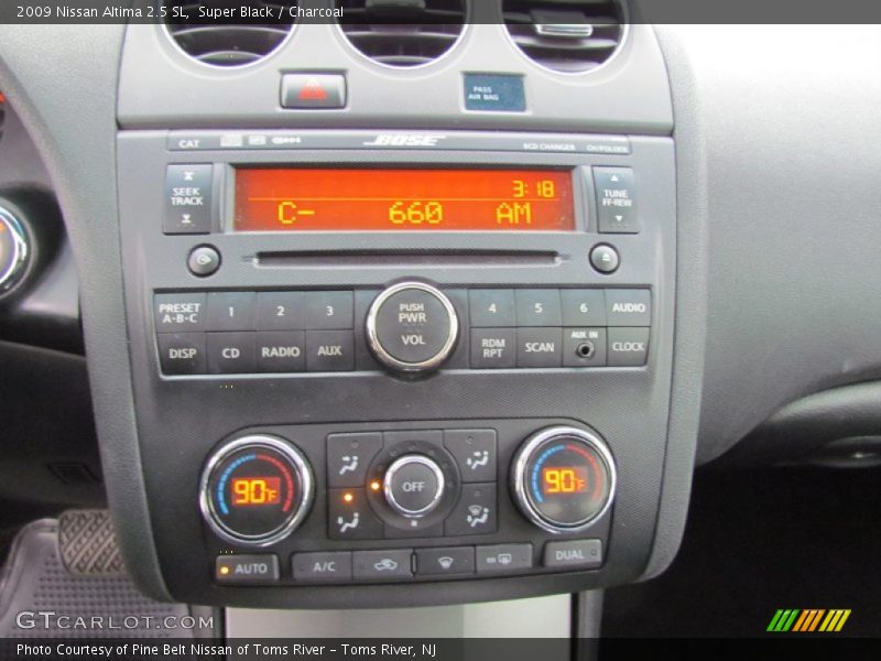 Super Black / Charcoal 2009 Nissan Altima 2.5 SL