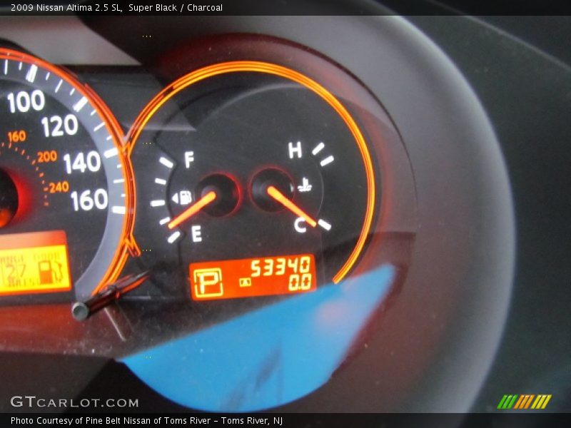 Super Black / Charcoal 2009 Nissan Altima 2.5 SL